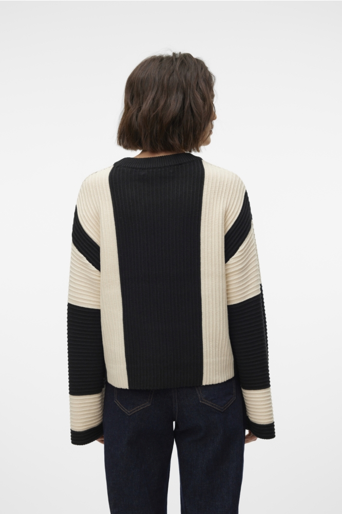 VMGIGI LS O-NECK PULLOVER LCS REP 10317206 Black/W. BIRCH